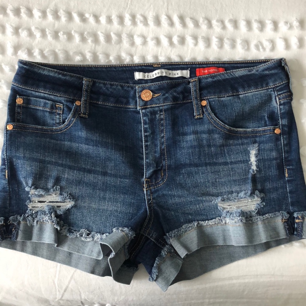 Celebrity Pink jean shorts- Style “The Honey” Size 5/27